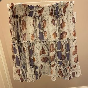 Women’s snakeskin boutique skirt